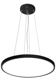 Italux Lustra moderna neagra rotunda cu led Calvi d40 (PND-35263-400R-32W-BL)