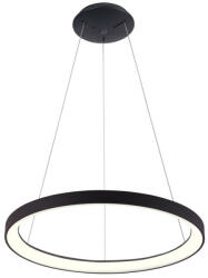 Italux Lustra moderna neagra rotunda din metal cu led Vico d48 (PND-53675-048RPC-BK-3KS4K)