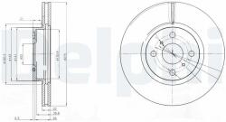 DELPHI Tarcza Ham. Toyota Yaris 06- - centralcar - 153,39 RON