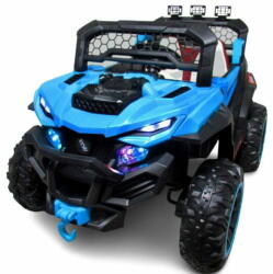 R-Sport Buggy X9 Autko na akumulator, niebieski, fotelik z ekoskóry