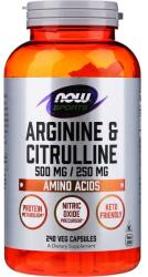 NOW Aminoacizi Arginină și citrulină - Now Foods Arginine & Citrulline Sports 120 buc