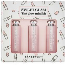 Secret Key Set mini tint pentru buze, cu efect hidratant - Secret Key Sweet Glam Tint Glow Mini Kit