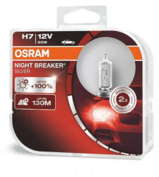 OSRAM NIGHT BREAKER SILVER H7 +100% (2 db / doboz)