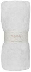 Soffi Baby takaró plüss dupla fehér 75x100cm - babycenter-online