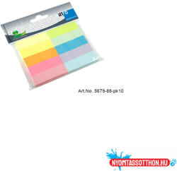 Info Notes Jelölõcímke 15x50mm, 10x100lap, Info Notes brilant mix vegyes színek (36764)
