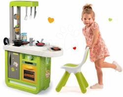 Smoby Set bucătărie de jucărie Cherry Smoby cu sunete și scăunel KidChair (SM310909-13)
