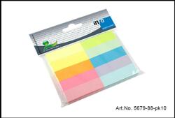 Info Notes Jelölőcímke 15x50mm, 10x100lap, papír, Info Notes brilant mix vegyes színek (5679-88-PK10) - web24