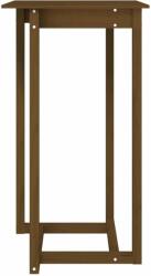 vidaXL Mézbarna tömör fenyőfa bárasztal 60 x 60 x 110 cm (822180) - pepita