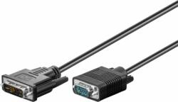 Goobay 50990 DVI-I - VGA Kábel 2m - Fekete (50990)