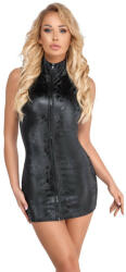 Cottelli Collection Snakeskin Tight Short Dress 2718537 Black M