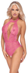 Cottelli Collection Crotchless Lace Body 2643537 Pink L/XL