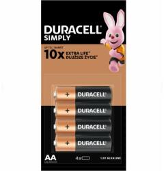 Duracell Simply AA 4 db HBDC ceruza elem