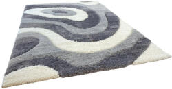 Budapest Carpet Belinda Art Shaggy Szőnyeg 9158 Grey (Szürke) 80cm Szett 3db-os