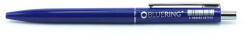 BLUERING Golyóstoll 0, 8mm, nyomógombos műanyag kék test, Bluering® Z3, írásszín kék 5 db/csomag
