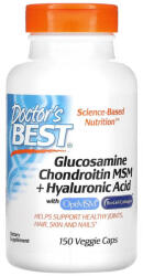 Doctor's Best Glucosamine Chondroitin MSM + Hyaluronic Acid, Doctor s Best, 150 capsule