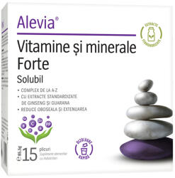 Alevia Vitamine si Minerale Forte Solubil 15 plicuri Alevia - nutriplantmed