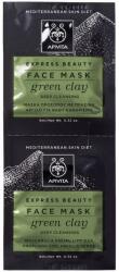Apivita Mască de față, argilă verde Curățare profundă - Apivita Express Beauty Face Mask Green Clay 2 x 8 ml
