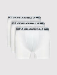 Karl Lagerfeld 3 darab boxer Logo Trunks 211M2102 Fehér (Logo Trunks 211M2102)