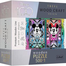 Trefl Wood Craft - Disney 100 - Minnie and Mickey Mouse 501 db-os (20182)