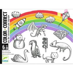 DJECO Color connect, Joc de carti Djeco (DJ05088) - orasuljucariilor Joc de societate