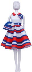 Dress Your Doll Set de croitorie hainute pentru papusi Couture Peggy Stripes, Dress Your Doll (PN-0183233)