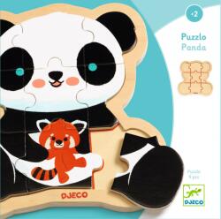 DJECO Puzzle lemn Ursuletul Panda, Djeco (DJ01821) - orasuljucariilor