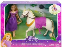Disney Princess Set Papusa Rapunzel Si Calul Maximus (mthlw23)