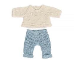 Miniland Set imbracaminte pantaloni si pulover pentru papusa 21 cm (ML31686) - orasuljucariilor