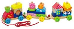 Viga Toys Trenulet modular colorat (50089) - orasuljucariilor