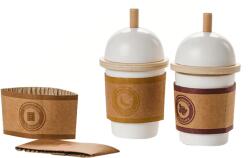 MaMaMeMo Set 2 milkshake la pachet "TO GO", 3 ani+, MAMAMEMO (AS85533) Bucatarie copii