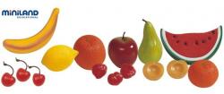 Miniland Set fructe din plastic Miniland 15 buc (ML30581) Bucatarie copii