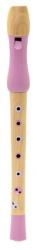 MAMAMEMO Flaut jucarie muzicala din lemn, roz, MAMAMEMO (AS83532) - orasuljucariilor