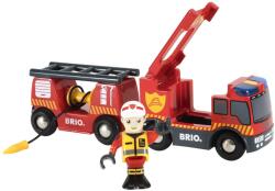 BRIO - Locomotiva De Pompieri (BRIO33811) - orasuljucariilor