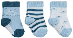 Civil Kék-csíkos baba zokni szett (Méret 13-15)