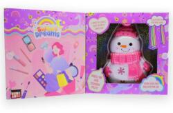 Jiela Toys Factory Játék sminkkészlet kislányoknak kinyitható hóember formában (BZ2101)