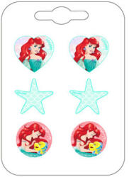 W&O Disney Hercegnők Ariel fülbevaló szett 3 pár (ARJ162991)