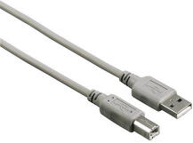 Hama USB-A - USB-B kábel 1.5m szürke (200900)