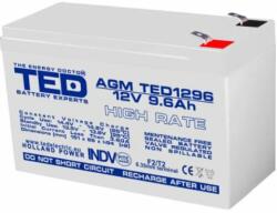 Ted Electric Acumulator stationar 12V 9 (TED1296 12V 9,6Ah / TED003324)