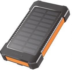 LogiLink solar Power Bank 8000 mAh lanternă negru-portocaliu (PA0304)