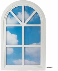 Seletti Fali dekoratív lámpa WINDOW #2 90 x 57 cm, fehér, fa/akril, Seletti (SLT24001)
