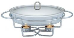 KingHoff Съд за топло сервиране Kinghoff KH 1411, 3 л, стъкло, инокс (KH 1411)