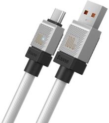 Baseus Cablu de date Baseus CoolPlay CAKW000602, USB 2.0 - USB-C, 1m, White (CAKW000602)