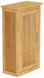 Eisl bambusz magasszekrény ajtóval 40 x 20 x 70 cm (438821) - pepita