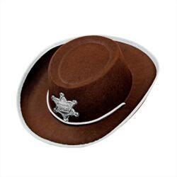 Widmann Barna cowboy kalap filcből, egyméret (37713)