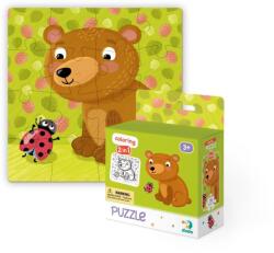 dodo Mackó színezhető kétoldalas puzzle 16 db-os (300120)