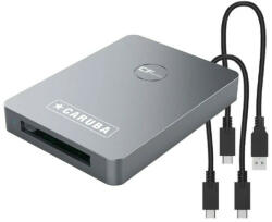 Caruba CFexpress Type B kártyaolvasó USB-A 3.1/ USB-C csatlakozással (CARD209951)