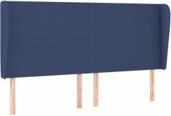 vidaXL Modern Kék Szövet Ágyvédő - Szárnyakkal - 203x128 cm (3117704)