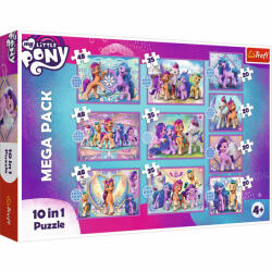 Trefl Puzzle Trefl 10in1 My Little Pony - Poneii Stralucitori (90389) - typec