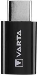 VARTA 57945101401 microUSB - Type C fekete adapter (57945101401) - hyperoutlet
