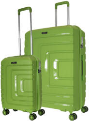 BONTOUR Charm zöld 4 kerekű kabinbőrönd és nagy bőrönd (130845-FruitGreen-S-L)